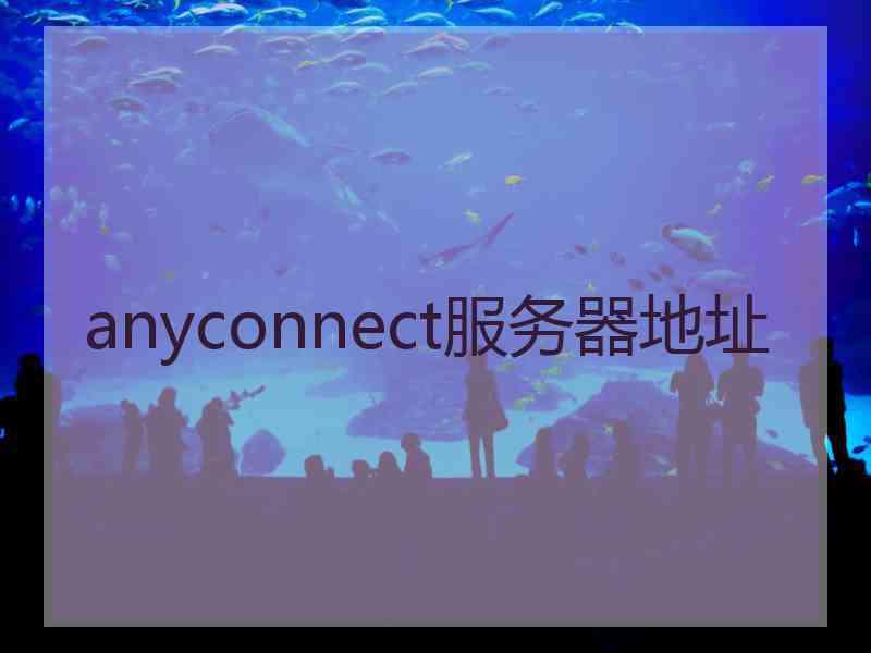 anyconnect服务器地址