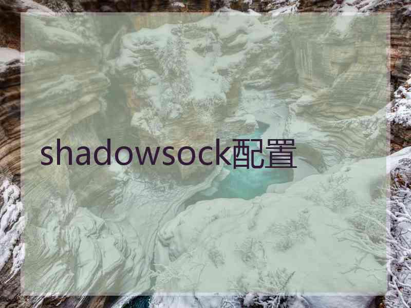 shadowsock配置